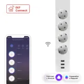 Умный удлинитель Connect PRO Wi-Fi c USB