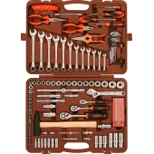 Набор инструмента универсальный 18 1/4'', 3/8'' и 1/2''DR, 131 предмет