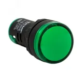 Лампа AD16-22HS LED матрица 22мм зеленый