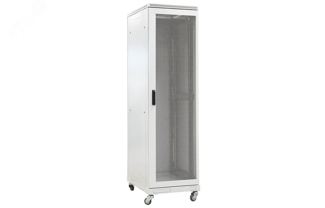 Шкаф напольный телекоммуникационный 19д42U(600x800) передняя дверь перф