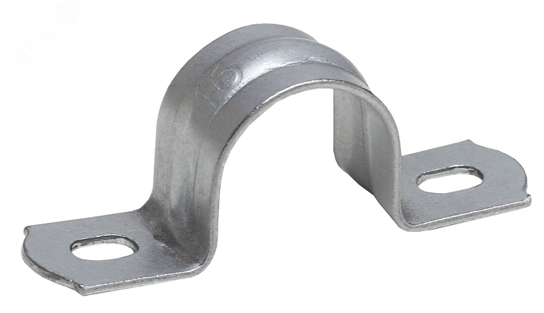 Скоба металлическая двухлапковая d 21-22мм (100шт) (100/1000/24000)