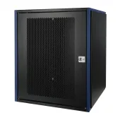Шкаф настен. 19', 15U 600х600, дв. перф., чер. DATAREX