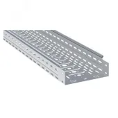 Лоток перфорированный металлический 80х400х3000-1.0 мм (12м)