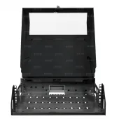Шкаф настенный телекоммуникационный SOHO 19 5U: 3U+2U, собранный, черный RAL 9005