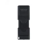 Флеш накопитель 16GB SLIDER, USB 2.0, выдвижной, черный