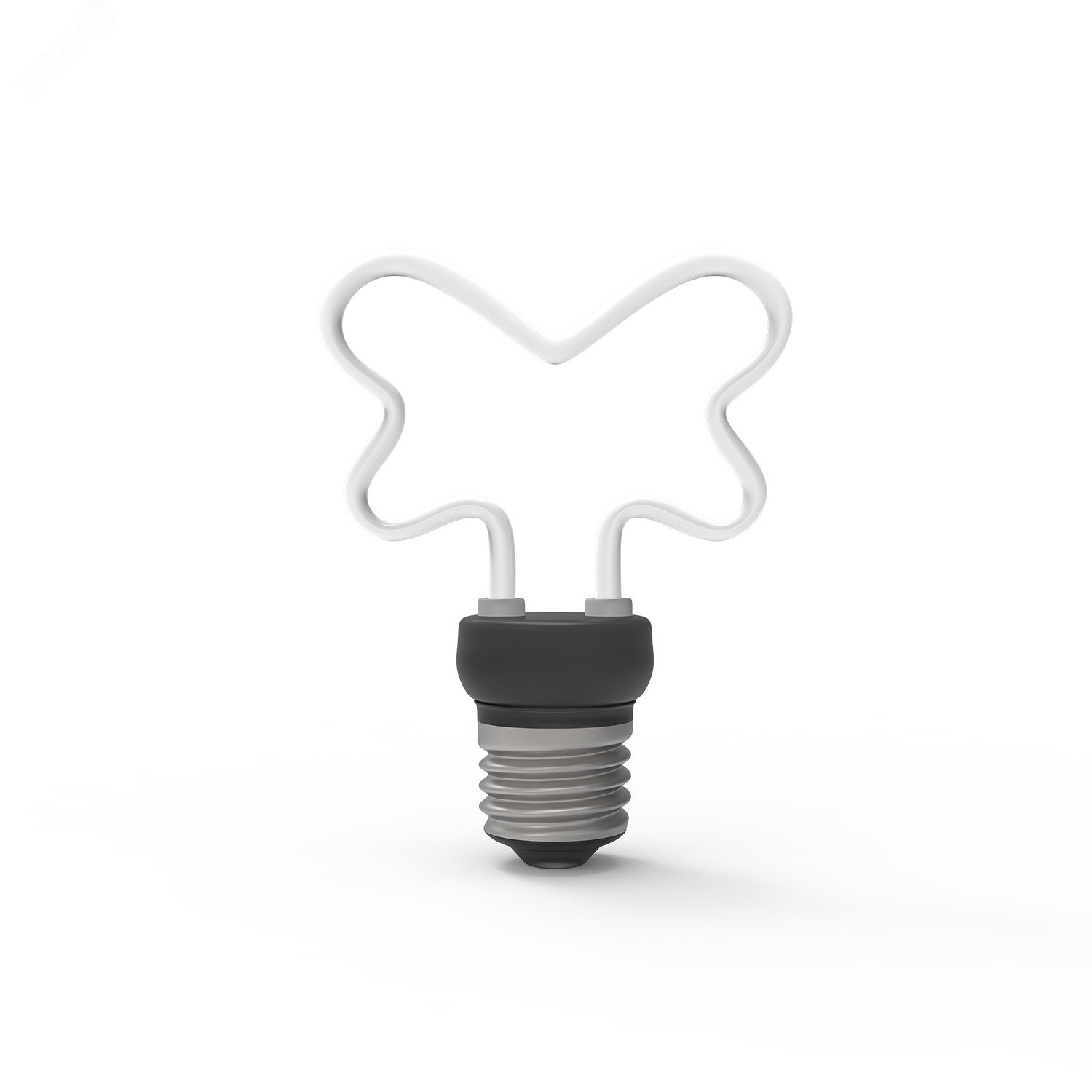 Лампа светодиодная филаментная LED 4 Вт 330 лм 2700К AC185-265В E14 контурная Artline Свеча теплая матовая колба Black Filament Gauss