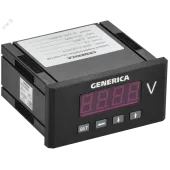 Вольтметр цифровой щитовой однофазный 48х96мм LED GENERICA