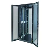 Шкаф Racknet S3000 47U 800 х 1000. передняя дверь перфорированная двустворчатая. задняя дверь       перфорированная двустворчатая. черный