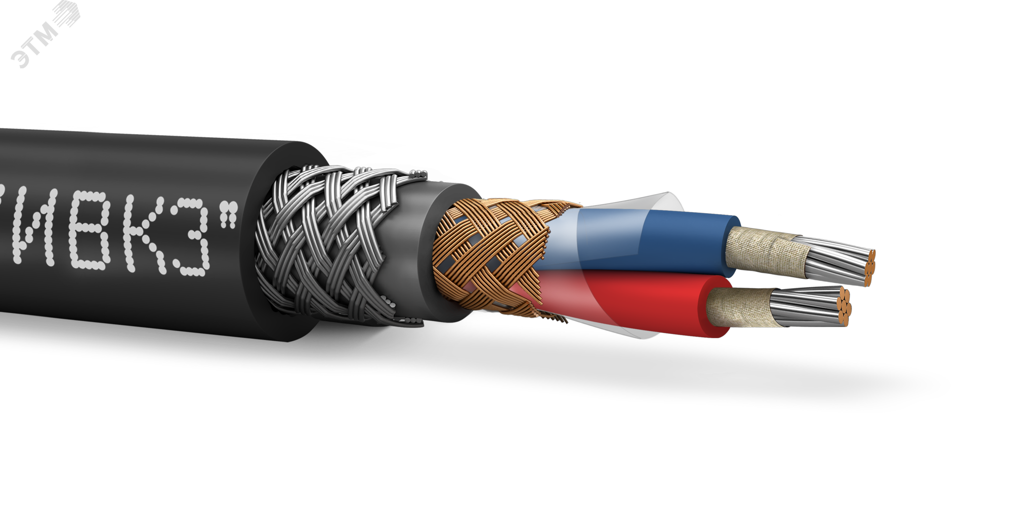 Провод монтажный МКЭКШВнг(А)-LS 1х2х0.75 ТРТС
