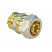 Соединитель обжимной НР 16 x 3/4