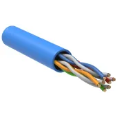 Витая пара U/UTP кат.5E 4х2х24AWG solid PVC 305м синий