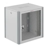 Шкаф телекоммуникационный настенный 19' 15U дверь перфорированная IP20. 600x450x720mm(ШхГхВ) цвет серый(RAL 7035/RAL7000)