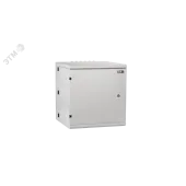 Шкаф напольный двухсекционный 19д 9U IP55 Ш600хВ504хГ600мм серый.