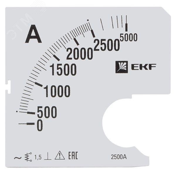Шкала сменная для A961 2500/5А-1.5 PROxima