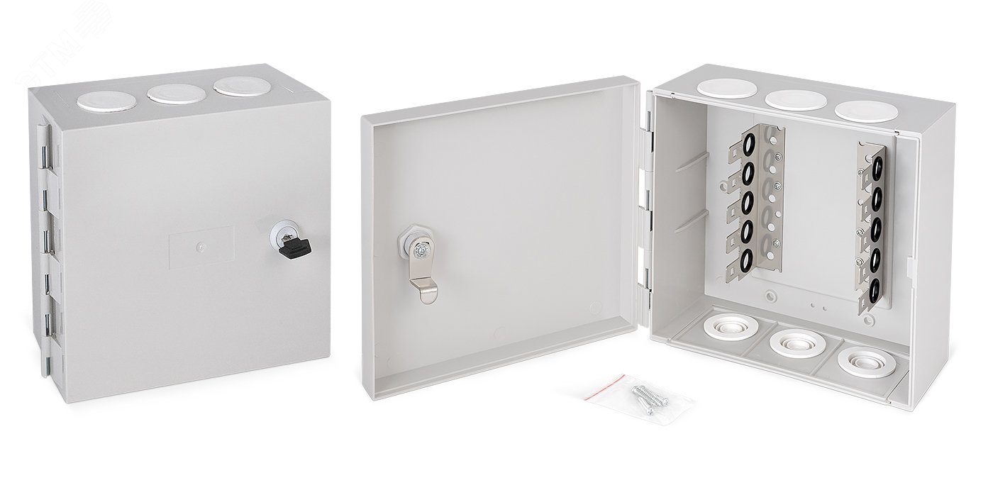 Коробка распределительная на 50 пар, 190х205х105 мм