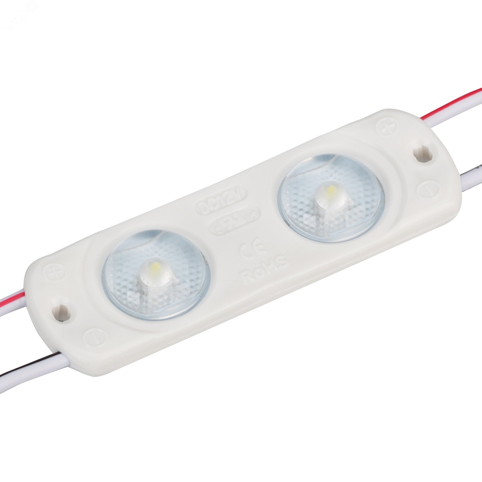 Модуль герметичный CRAFT-2835-2-12V Warm 170deg (56х17,5мм, 0.8W, IP65) (Закрытый)
