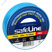 Изолента ПВХ синяя 19мм 20м Safeline
