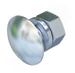 Болт с плоской головкой M8x16