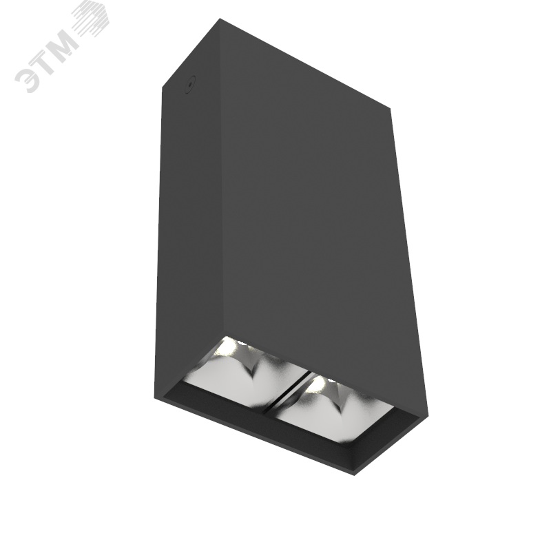 Светильник светодиодный ДПО-5Вт 4000К DL-Box Reflect Multi DALI 55 град. черный