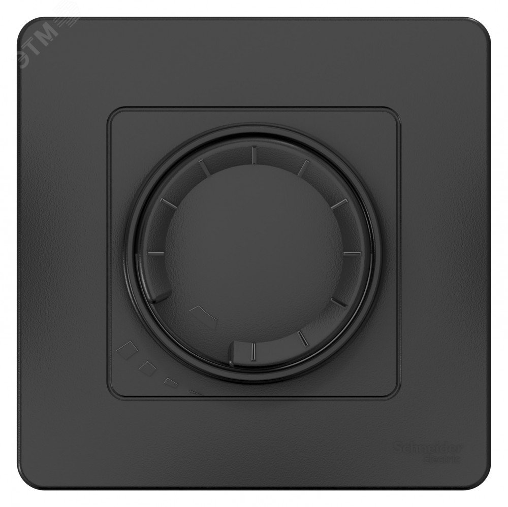 BLANCA скрытой установки светорегулятор (диммер) поворотно-нажимной 400вт, антрацит