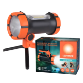 Фонарик-прожектор кемпинговый+ПоуэрБанк | 3+1W/6500K/300Lm/IP64 | USB-зарядка (Type-C) | - LEDVANCE