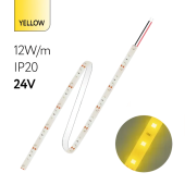 FL-Strip 2835 | 24V IP20 YELLOW 12W/m 1250Lm/m | Катушка - 5 метров | - Светодиодная лента FOTON LIGHTING