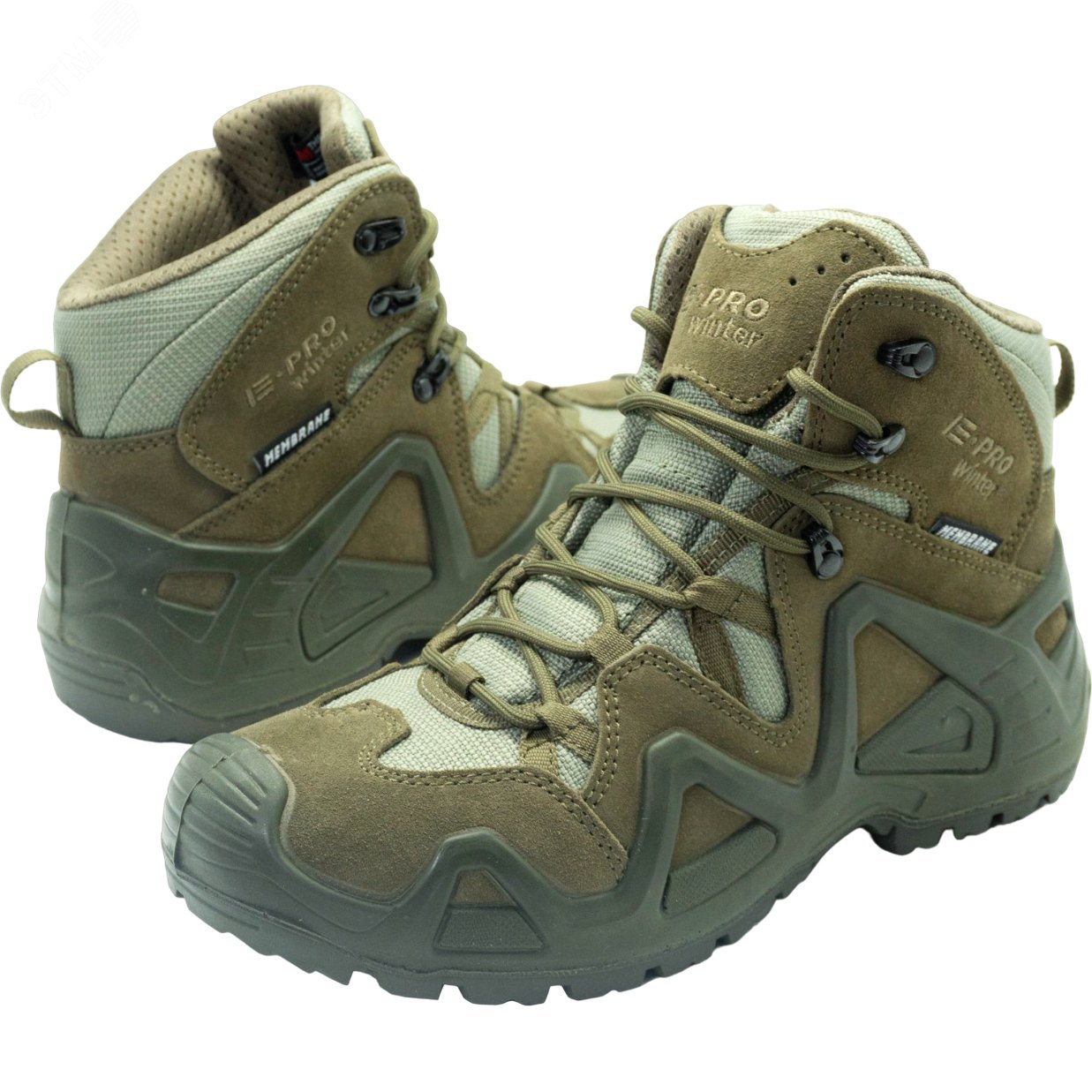Ботинки мужские утеплённые E-PRO Special Mid KEVLAR, (range green), р. 47