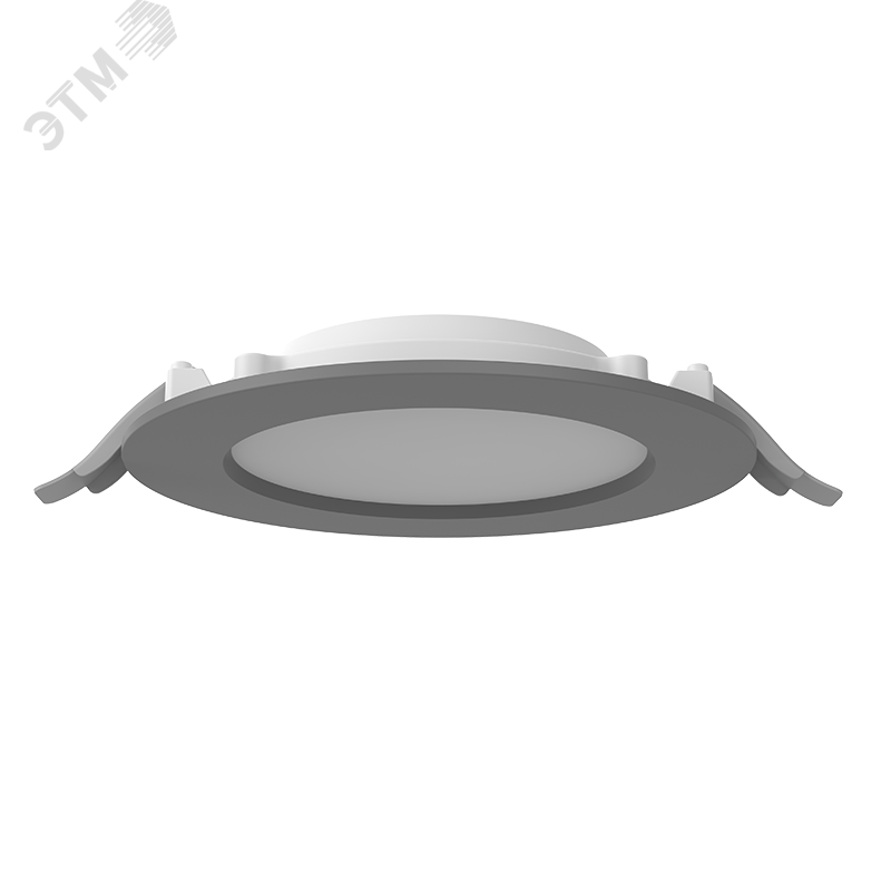 Светильник светодиодный DL-01 Slim 160 мм 20 Вт 4000 К CRI90 176х39 мм IP65/40 RAL7045 серый с рассеивателем опал, диммируемый по протоколу DALI