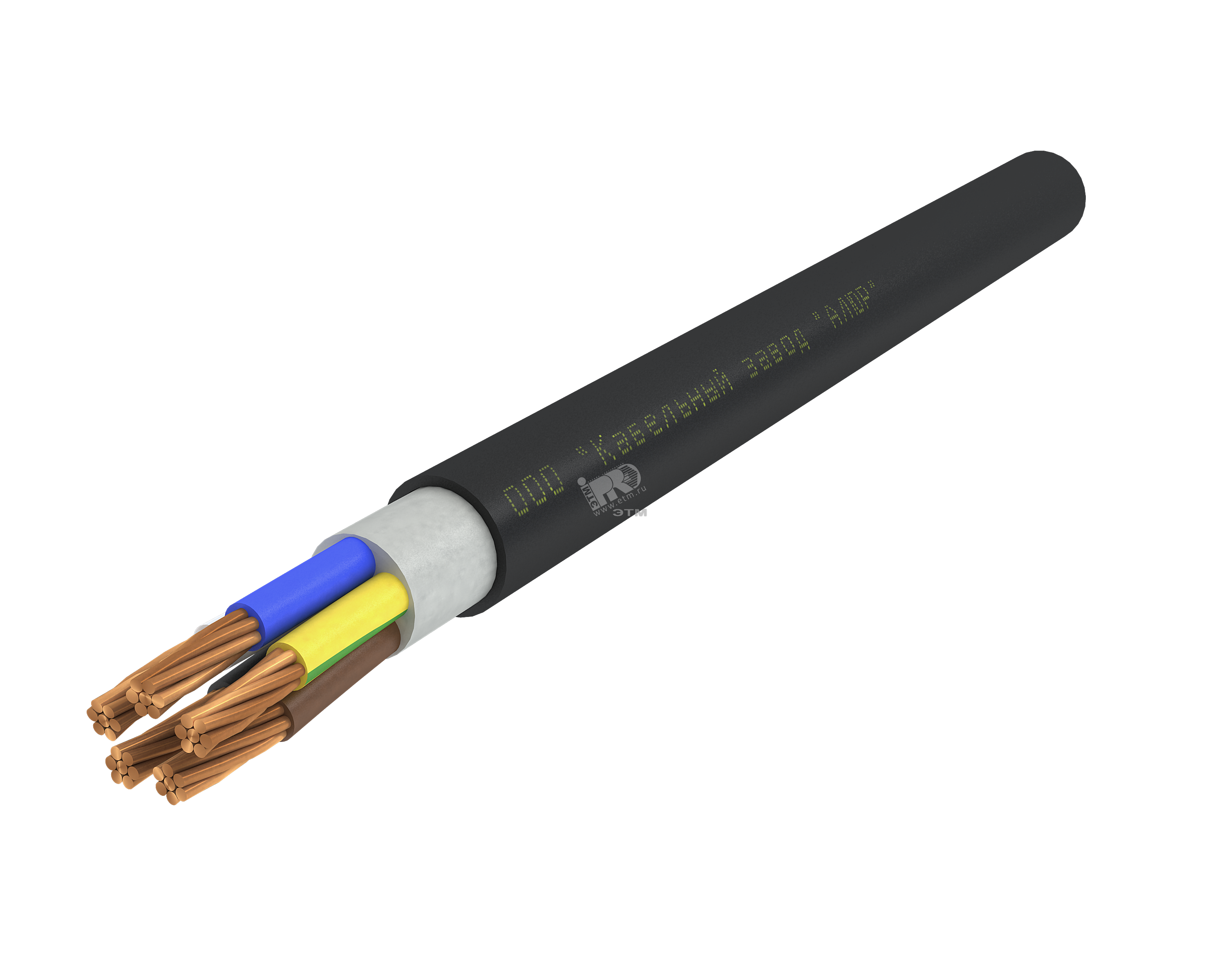 Кабель силовой ВВГнг(А)-LS 5х25 (N, PE)-0.660 многопроволочный