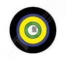 Кабель оптоволоконный UNI tube бронированный 50/125 OM3 24 волокна черный