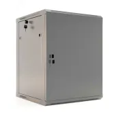 Шкаф настенный 19-дюймовый 15U 775x600х600мм металлическая передняя дверь