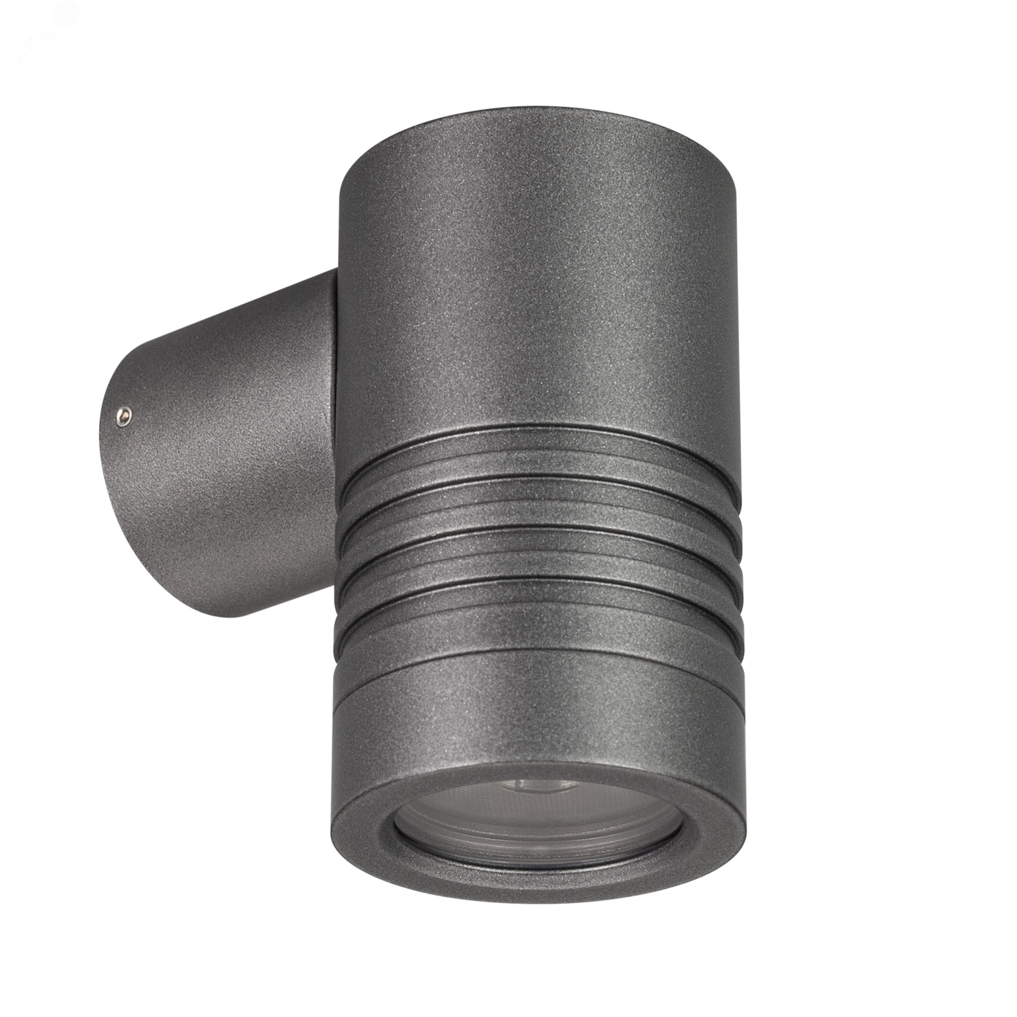 Светильник KT-RAY-WALL-R46-3W Day4000 (GR, 24 deg, 24V) (IP65 металл, 3 года)