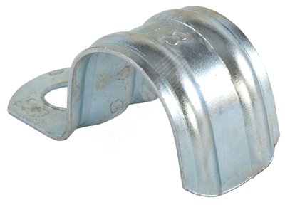 Скоба 18мм однолапковая крепежная металл BSM