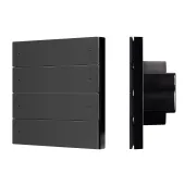 Панель кнопочная SMART-DMX512-801-22-8G-8SC-DIM-IN Black (230V, 2.4G) (IARL, IP20 Пластик, 5 лет)