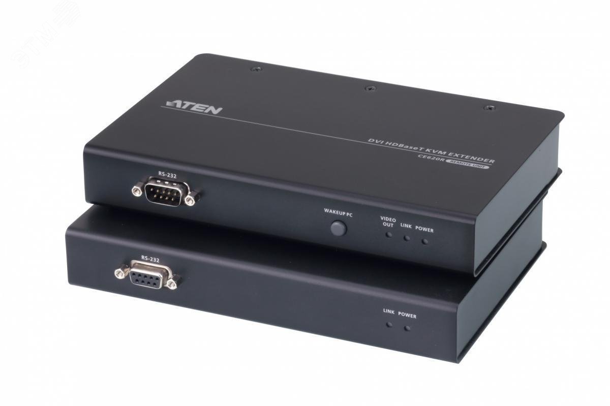 Удлинитель KVM 150 метров, DVI-D, USB, аудио, 1920 x 1200