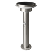 6W/3000K SOLAR+SENSOR h=400mm IP44 400Lm (ENDURA LED STYLE 2CIRCLE) Steel - Уличный садово-парковый светильник на солнечной батарее LEDVANCE