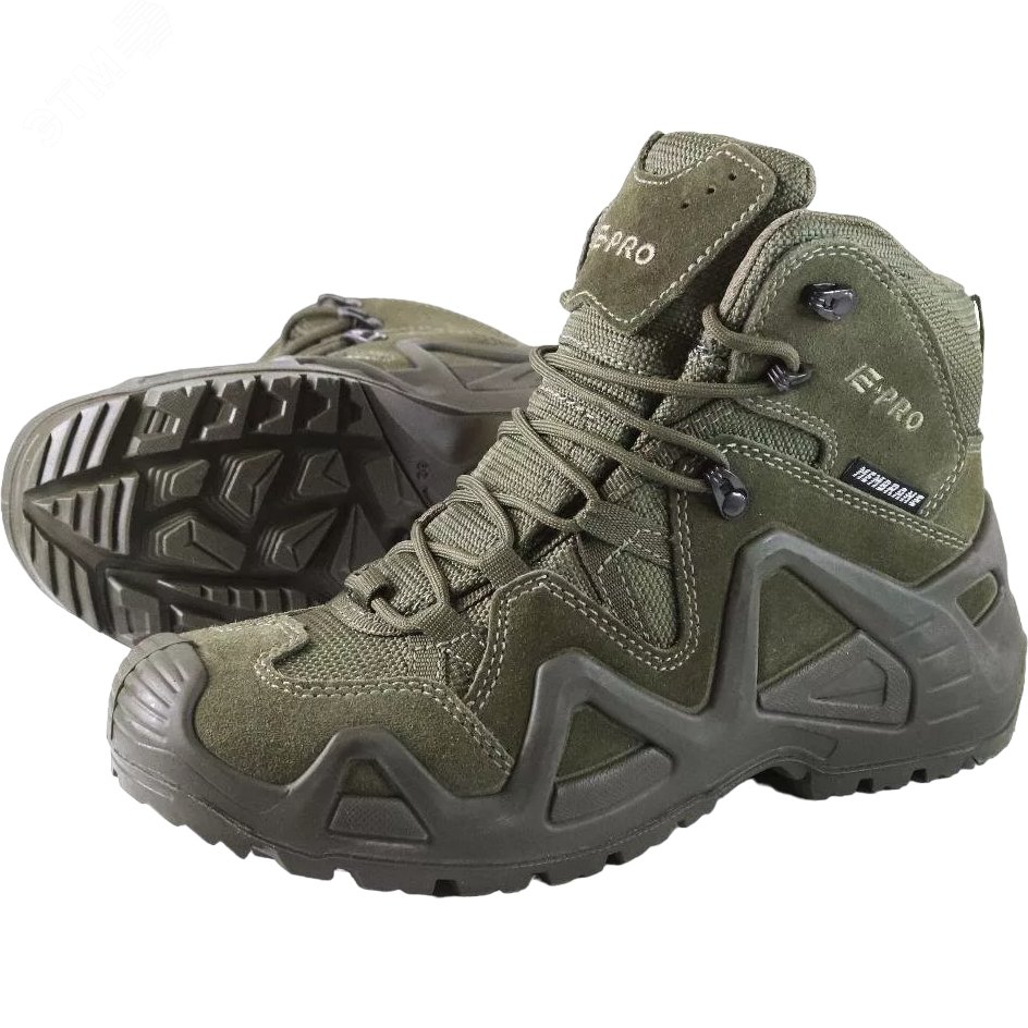 Ботинки мужские E-PRO Special Mid KEVLAR, (range green), р. 38