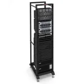 Стойка открытая серверная 27U 533x800x1262mm (ШхГхВ). двухрамная. цвет черный (RAL 9004)