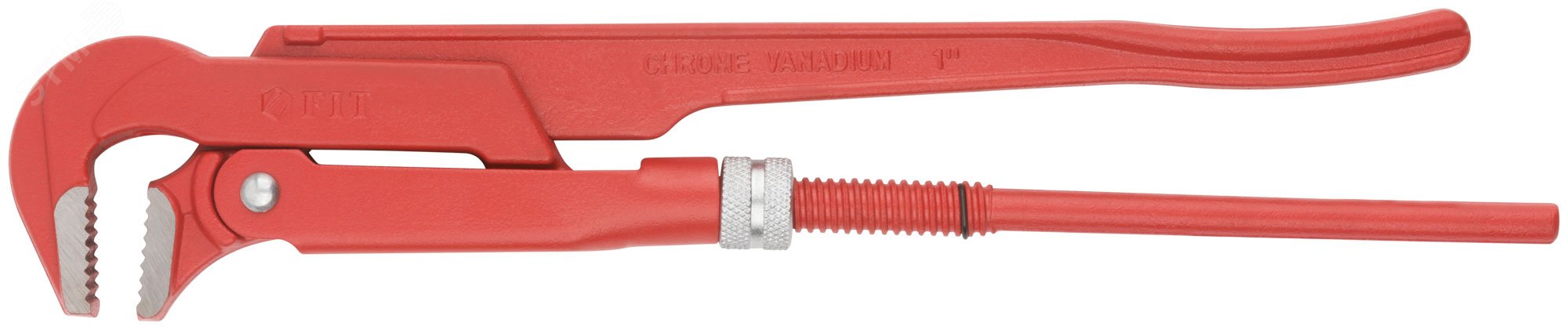 Ключ трубный газовый CrV Профи 90 гр (тип L) 1''
