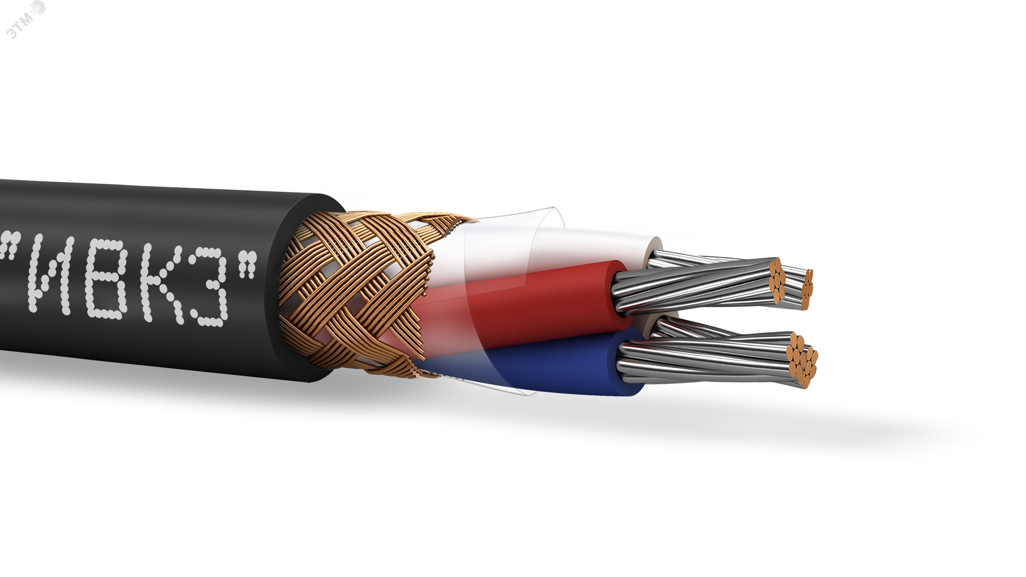 Провод монтажный МКЭШВнг(A)-LS 2х2х1.5  ТРТС