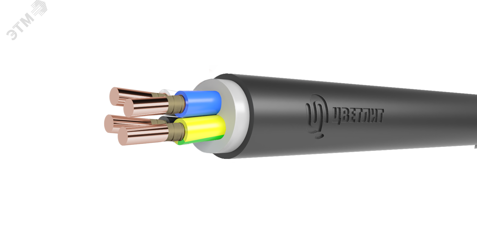 Кабель силовой ВВГнг(А)-FRLS 4х1.5ок(PE)-0.66     100м ТРТС