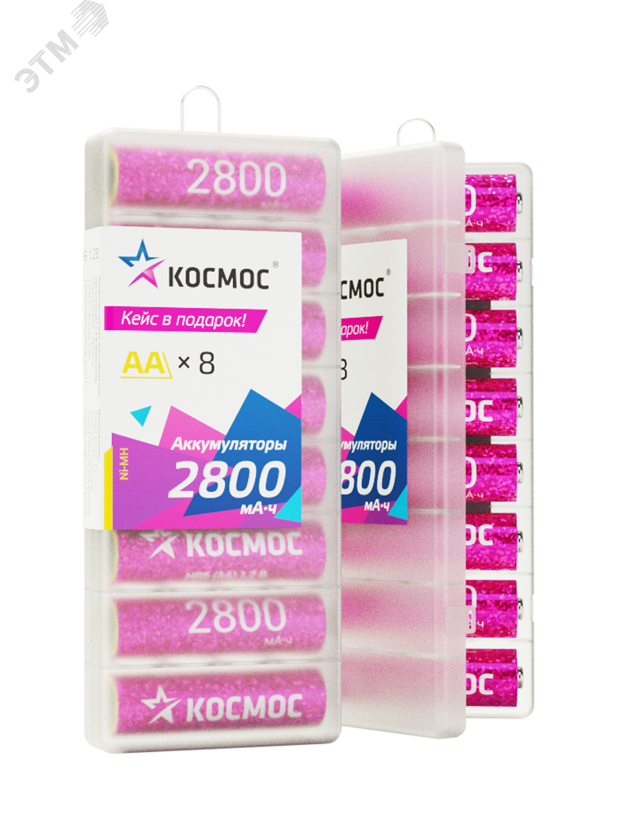 Аккумулятор R6 (АА) 2800mAh Ni-Mh 8 шт в боксе