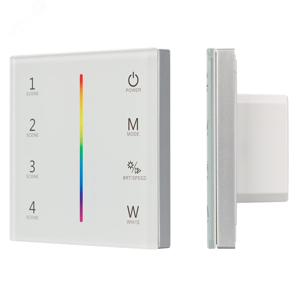 Панель Sens SMART-P22-RGBW White (12-24V, 4x3A, 2.4G) (ARL, IP20 Пластик, 5 лет)