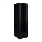 Шкаф нап. 19', 32U 600х600, перед. дв. стек, задн. стен., мет, чер. DATAREX