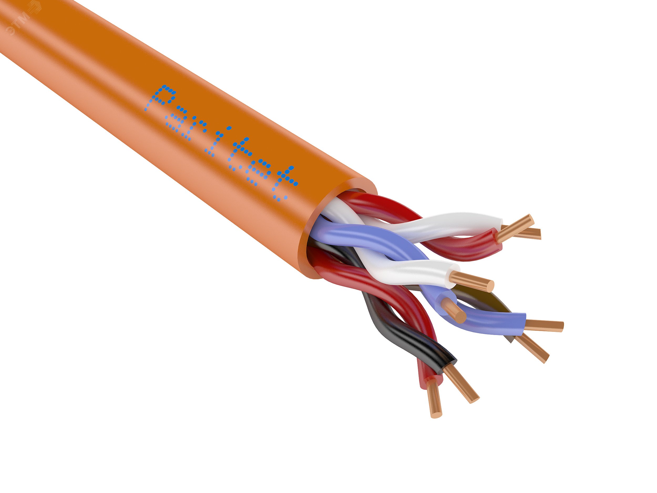 Кабель (провод) КСПВПГнг(А)-HF 4х2х0.50