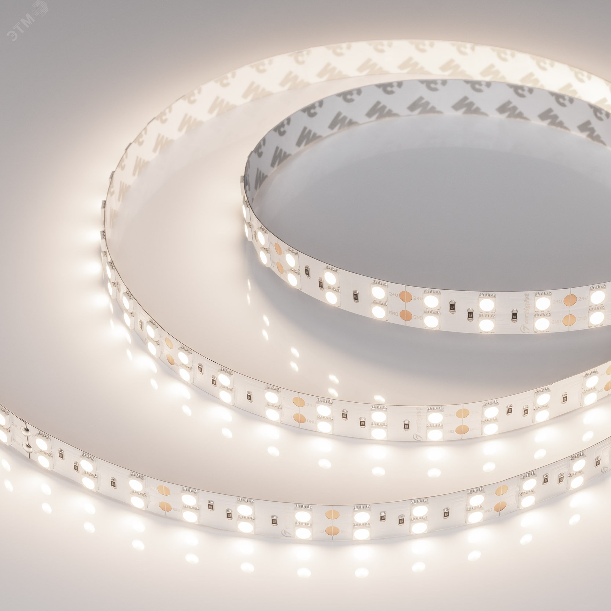 Лента LED RT-B120-15мм 24V Day4000 (28.8 W/m, IP20, 5060, 5м) (ARL, Открытый)