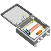 Блок питания уличный с системой обогрева 12VDC (3А) - 24VDC (1.5А)