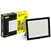 Прожектор СДО 06-150 светодиодный черный IP65 6500K IEK