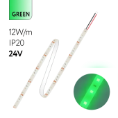 FL-Strip 2835 | 24V IP20 GREEN 12W/m 1250Lm/m | Катушка - 5 метров | - Светодиодная лента FOTON LIGHTING