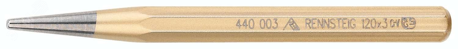 Пробойник DIN 6458 тип D, 7 мм, 12 x 120 мм, 8-гранный профиль